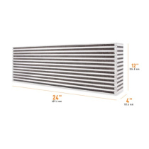 Universal Luft-Till-Luft Race-Intercooler Cellpaket 24.00'' x 12.00'' x 4.00'' Mishimoto